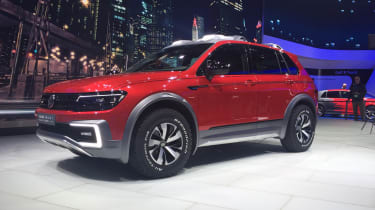 越野vw tiguan gte活跃概念到达底特律