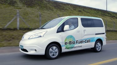 Nissan E-Bio燃料电池技术在世界第一个NV200原型中显示