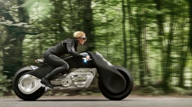 BMW Motorrad Vision接下来100是无法跌倒的概念自行车