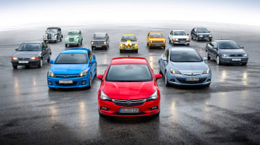 Vauxhall Astra和Opel Kadett庆祝'80岁生日'