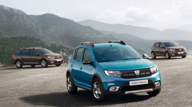 Dacia Sandero，Stepway和Logan Facelift：价格和规格透露