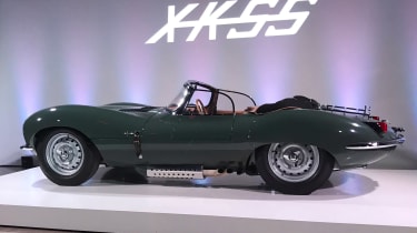 第一个新的“原始”捷豹XKSS D型在洛杉矶透露