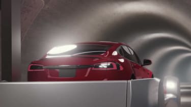 Elon Musk的“无聊的公司”测试124MPH隧道汽车雪橇