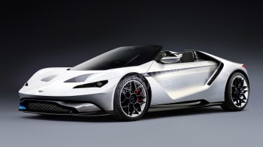 Aston Martin电动Supercar对竞争对手Tesla Roadster