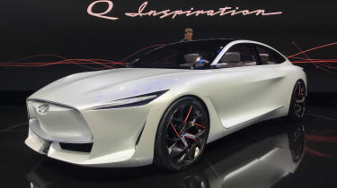 Infiniti Q灵感概念击中2018年底特律电机展