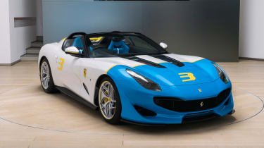 新的一次性Ferrari SP3JC透露6.3升769BHP v12