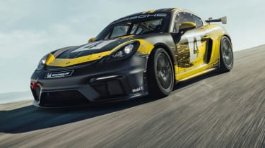 新保时捷718 Cayman GT4 Clubsport预览生产模型