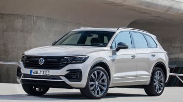 新的VW Touareg一百万庆祝生产地标