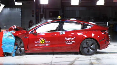 特斯拉模型3 ACE欧元NCAP安全测试