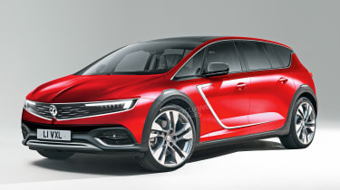 新的2022 Vauxhall Insignia获得激进的交叉外观