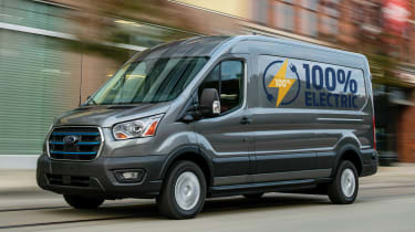 新的全电动福特E-Transit Van透露