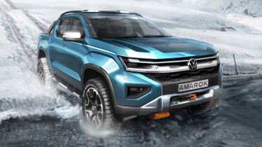 新的2022大众amarok接送素描