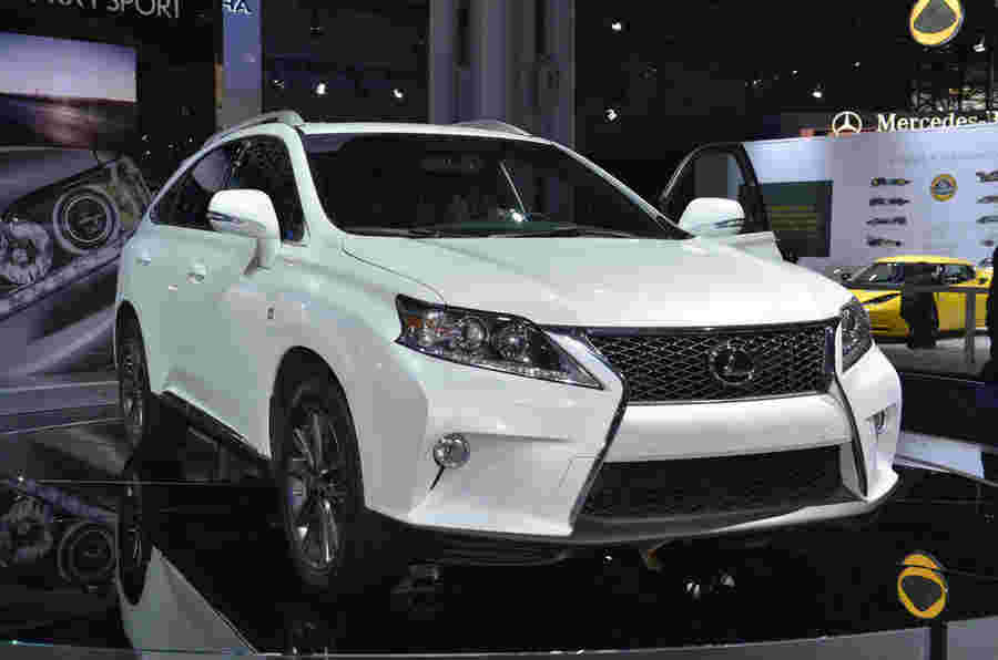 纽约电机展2012：lexus rx 350 f sport