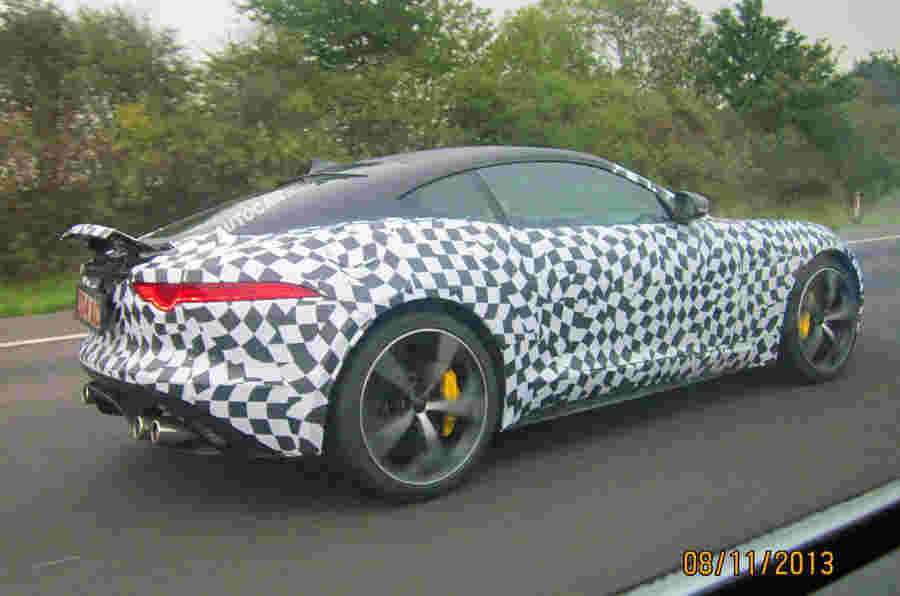 Jaguar F型轿跑车发现测试