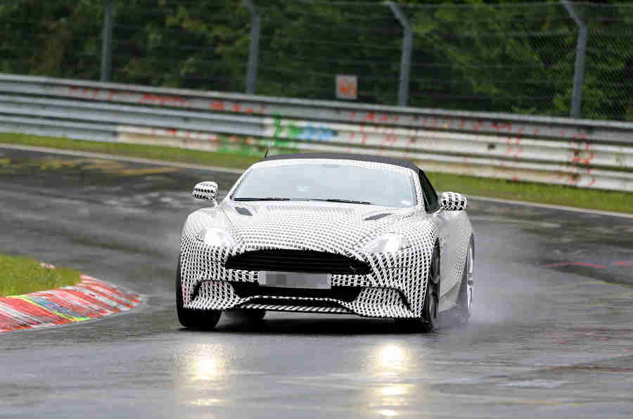 Aston Martin vanquish volante  - 最新间谍镜头