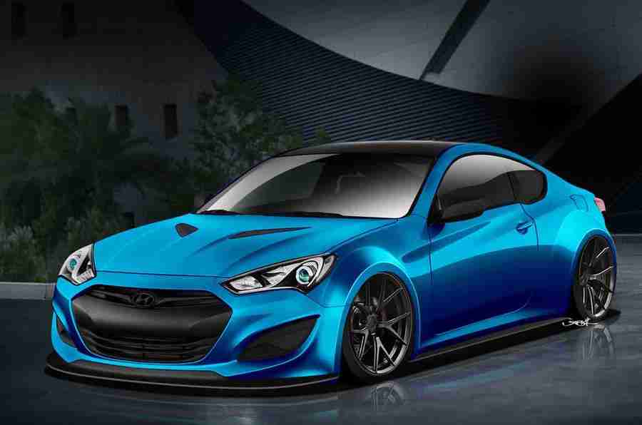 Hyundai在Sema展会上展示定制创世纪Coupe概念