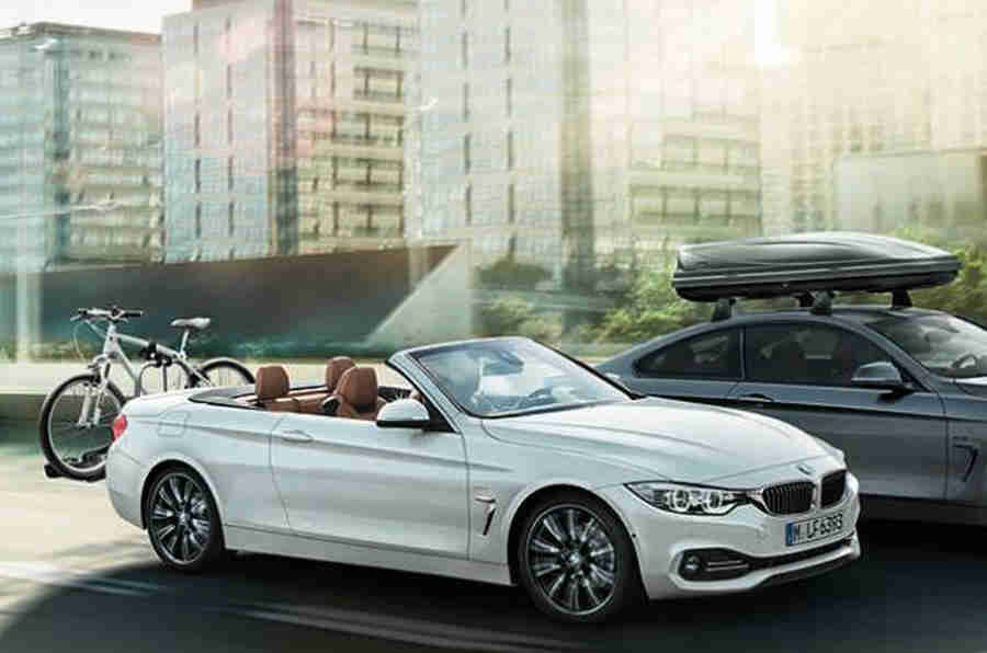泄露的图像显示新的BMW 4系列敞蓬车