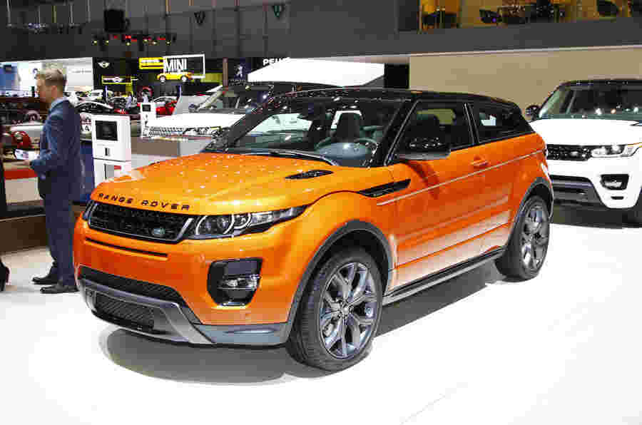 热门新的范围罗孚evoque得到281bhp