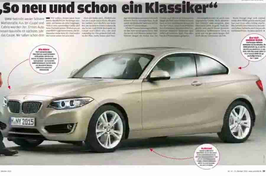 BMW 2系列轿跑车在线泄露