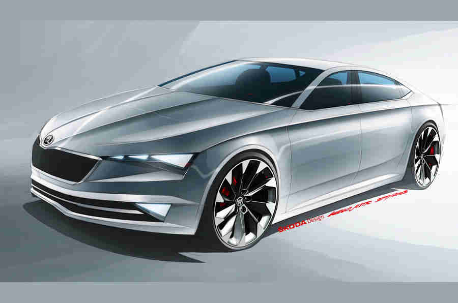 Skoda Visionc概念预览Octavia'CC'