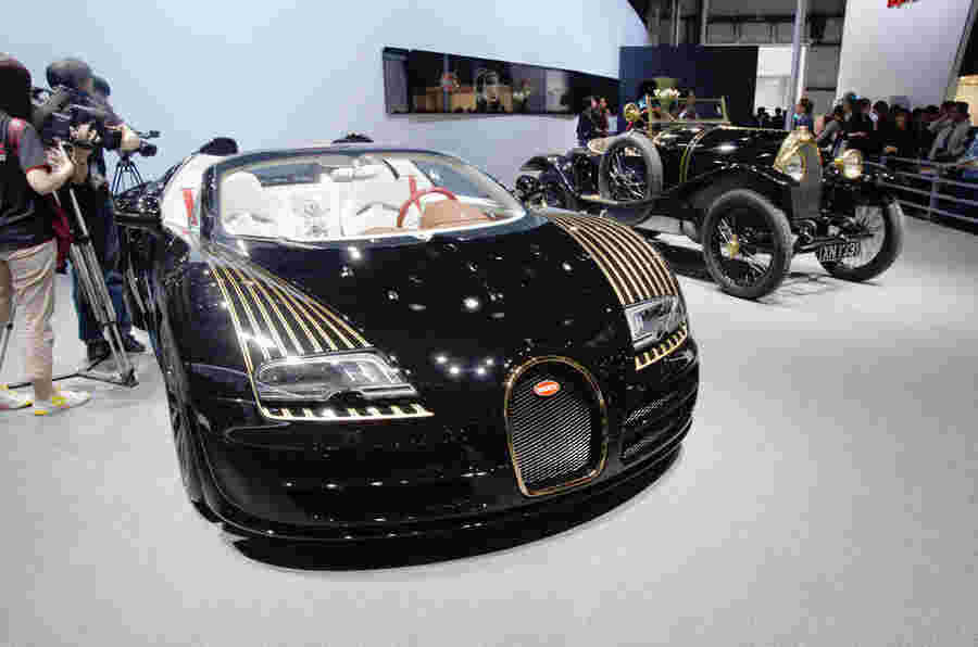 Bugatti在北京揭示了第五个传说汽车