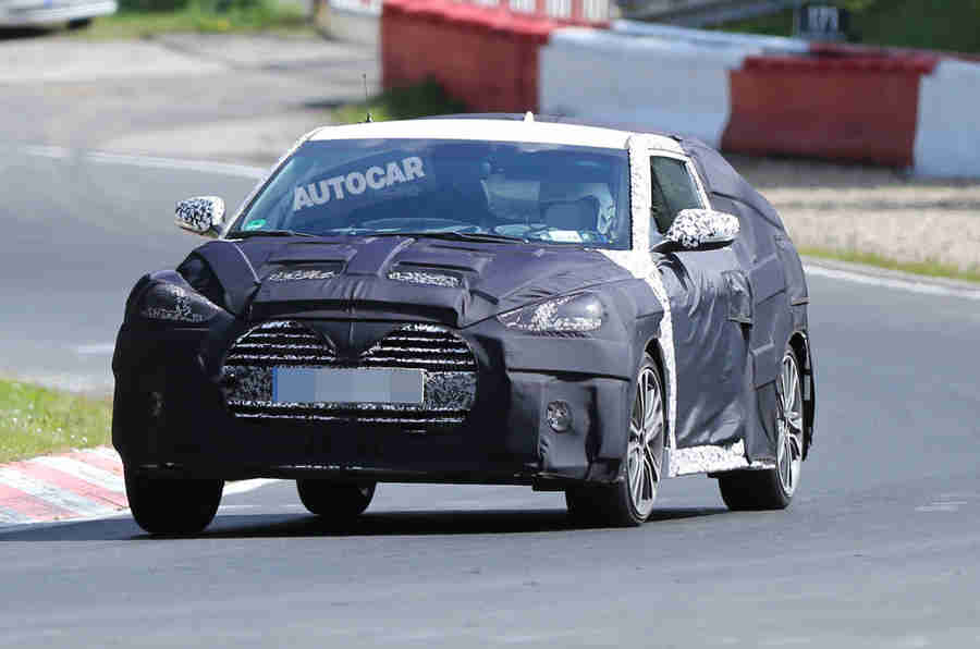 修改后现代Veloster Turbo Spied