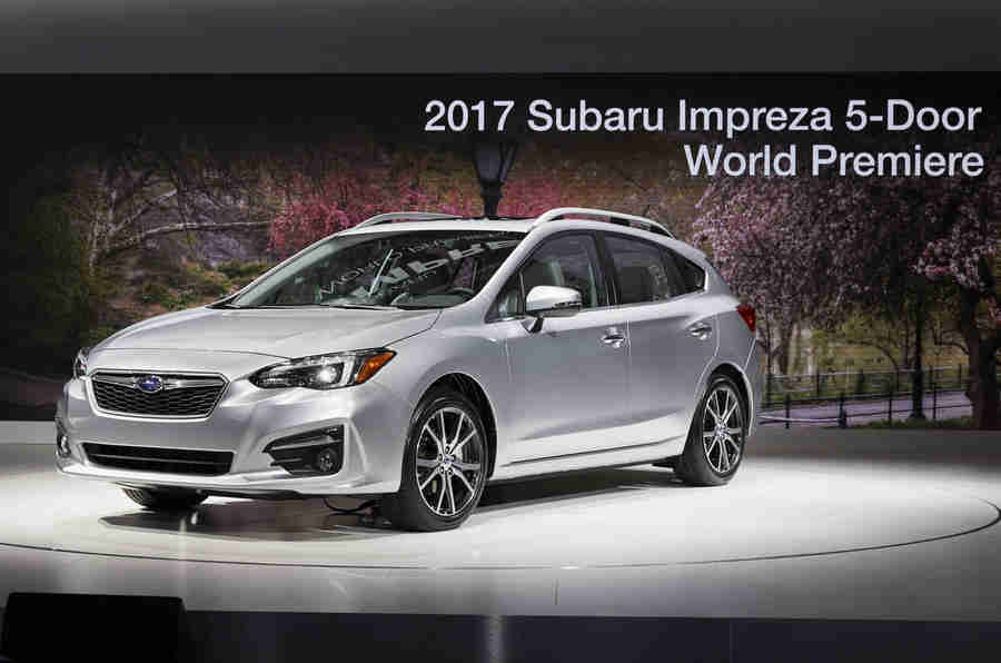 2016 Subaru Impreza Stackback揭开了纽约电机展
