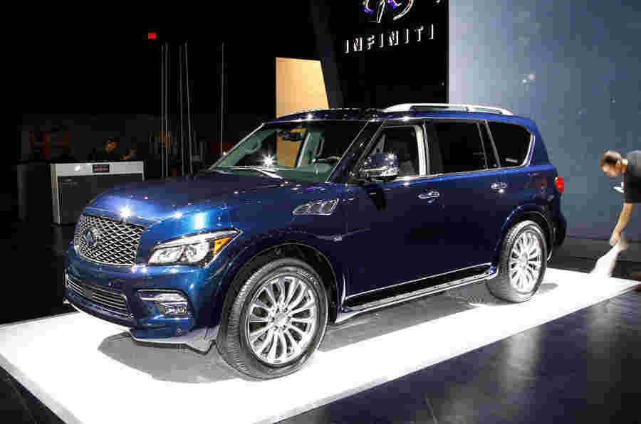 Infiniti QX80在纽约展示展示