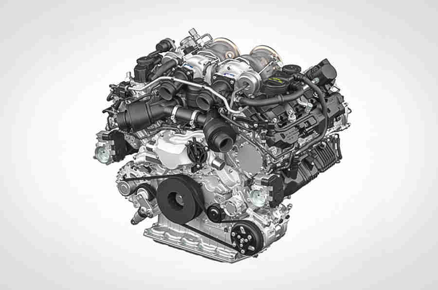 保时捷揭示了新的542bhp v8汽油发动机