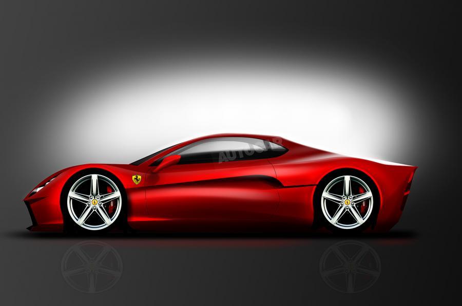 Ferrari Dino V6'仍在绘图板上'