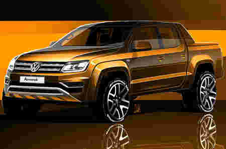 2016年VW Amarok Sketches透露