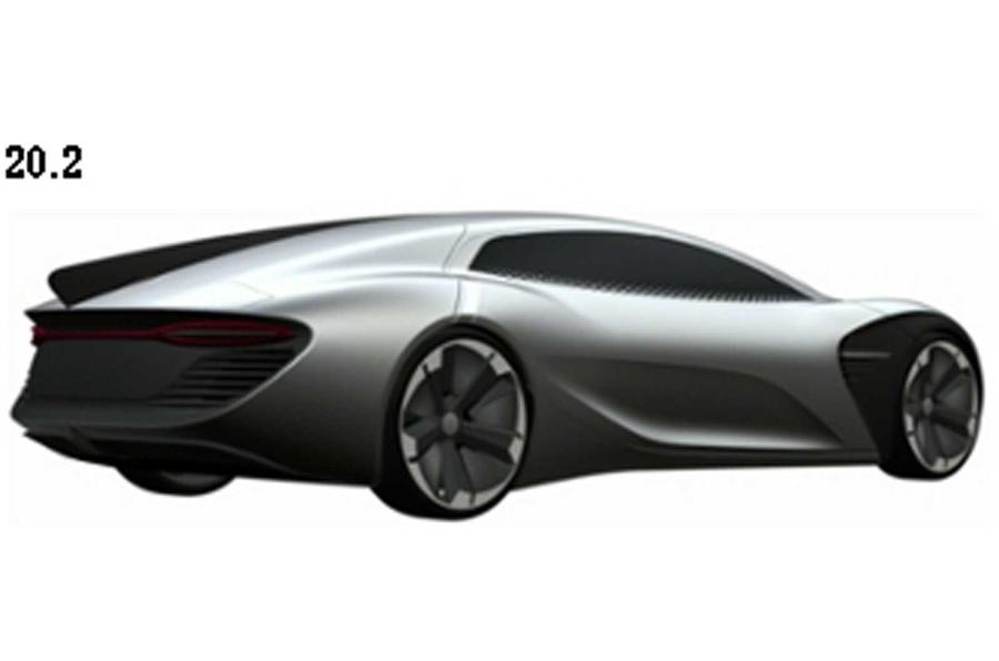 未来大众汽车模型​​在新专利图片中预览