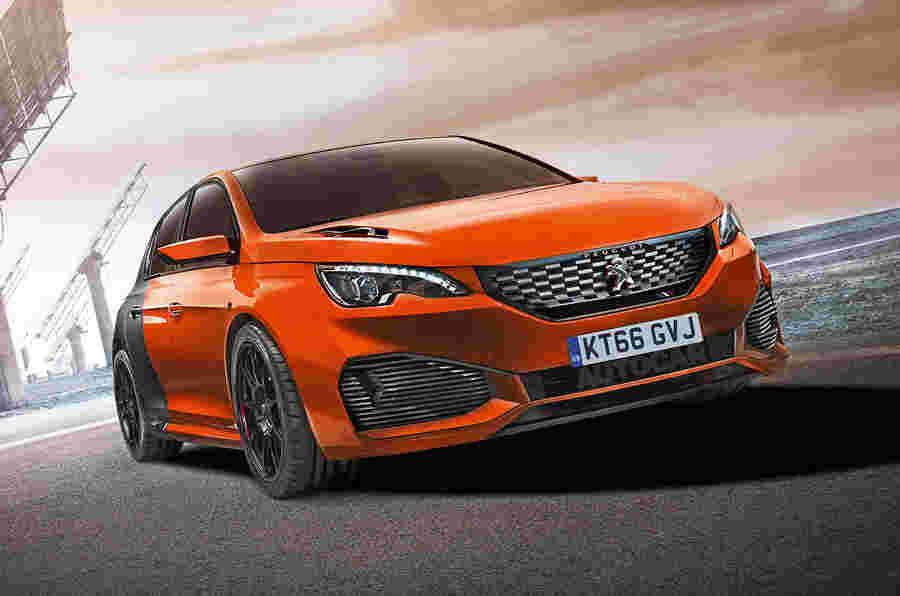 Hybrid Peugeot 308 R Mega-Hatch设置为竞争对手福特焦点Rs