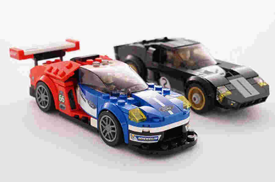福特GT和GT40 Le Mans获奖者的乐高模型揭晓