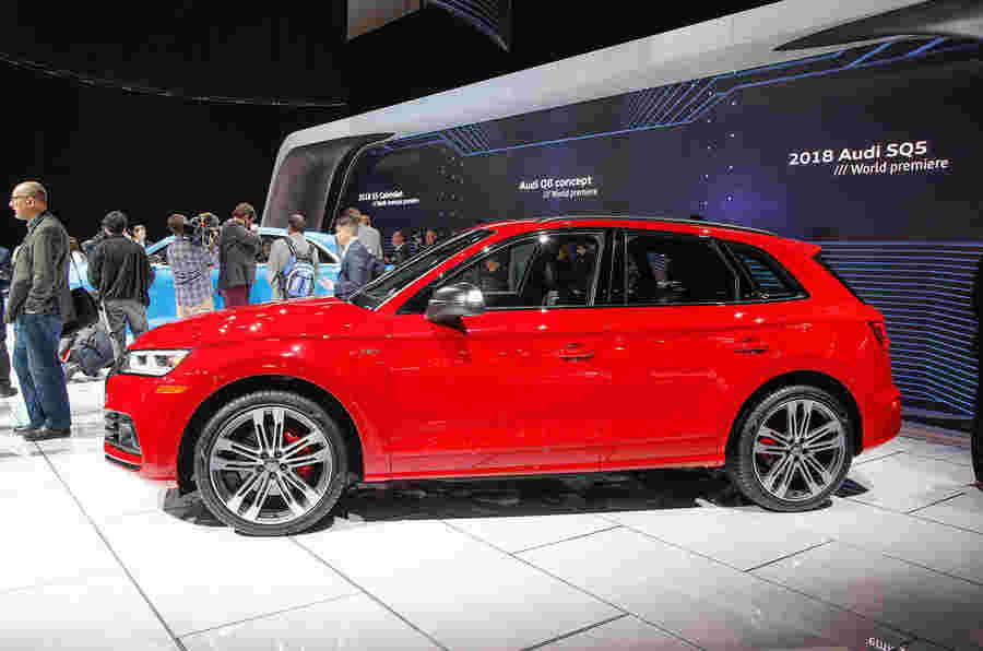 2017年奥迪SQ5在底特律揭示了349BHP v6