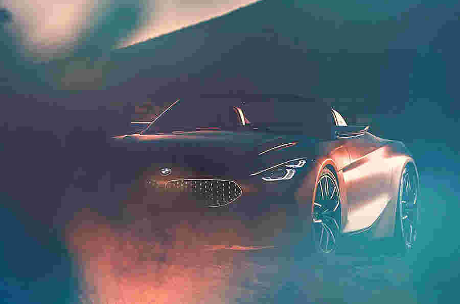BMW Z4概念预览 - 新图片显示光滑的开放式设计