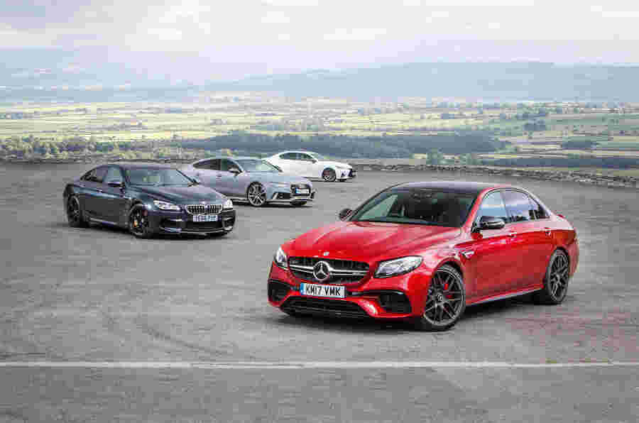 Mercedes-AMG E 63 VS奥迪RS7 Sportback，Lexus GS F，BMW M6 Gran Coupe  -  Group测试