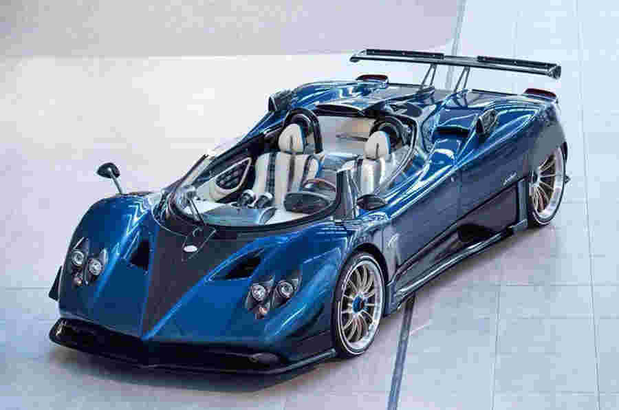 Pagani Zonda HP Barchetta是超轻量级的'Finale'型号