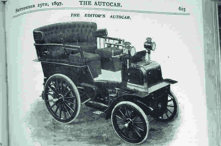 星期四回落：Autocar于1897年获得其第一个长期测试汽车