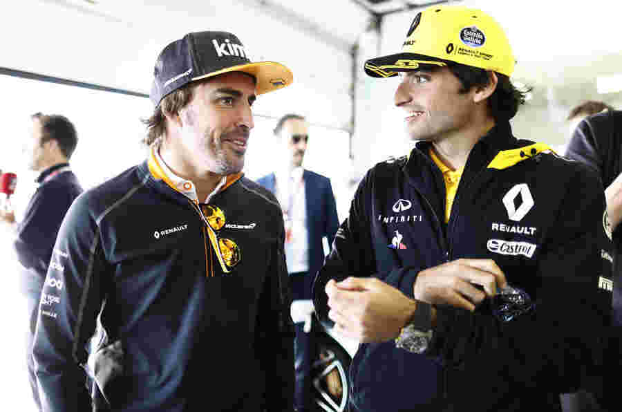 迈凯轮签署Sainz以取代2019年F1赛季的Alonso