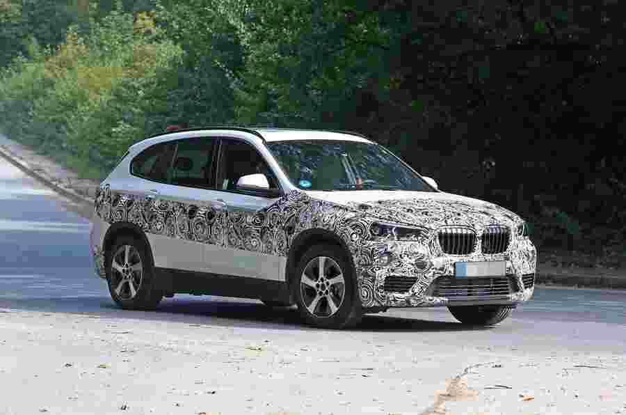 BMW X1 2019 Factelift被发现为混合式原型
