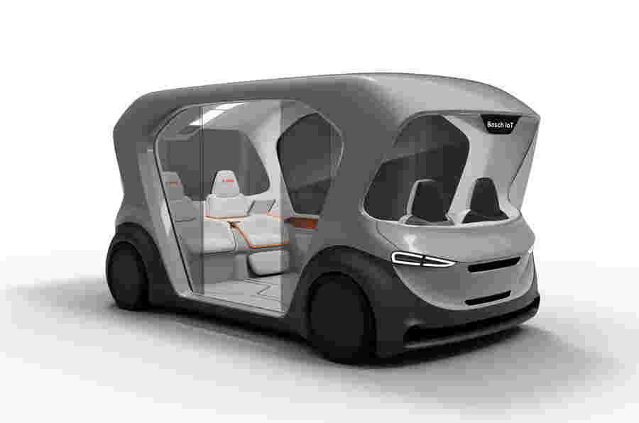 博世揭示了CES首次亮相的自动驾驶梭概念