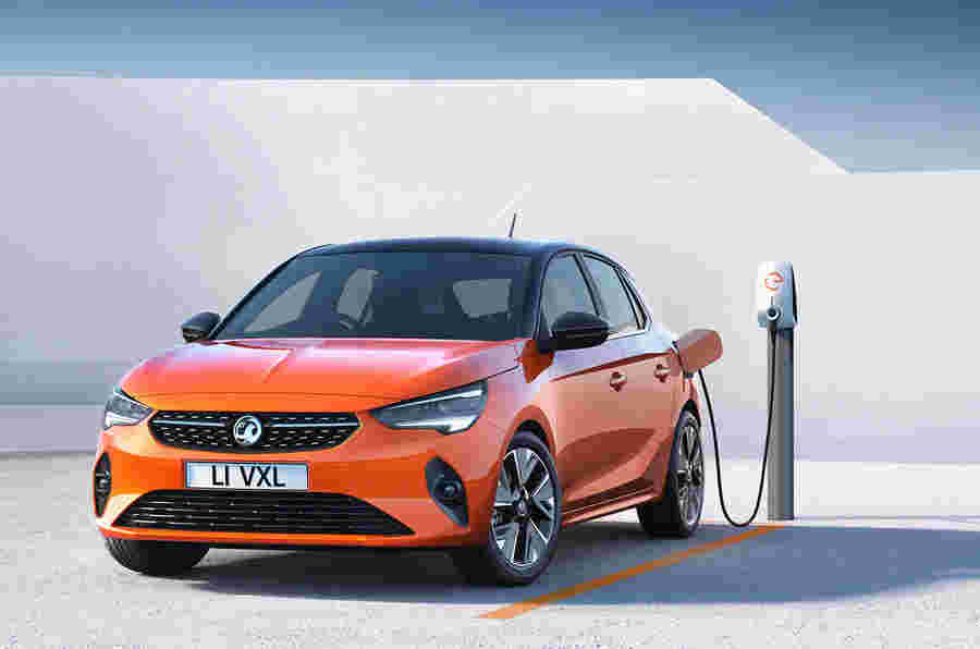 新的Vauxhall Corsa-E：电动舱口的官方照片