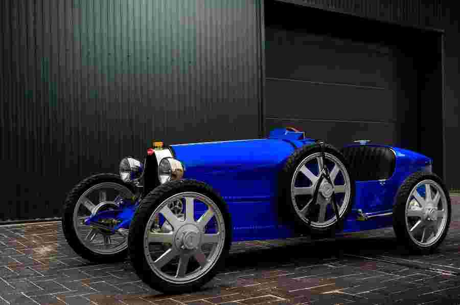 Reborn Bugatti Baby是75％的经典速度，具有42英里/极快的速度