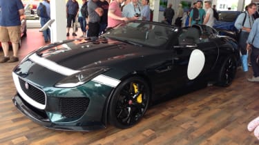 Jaguar F型项目7在耶和华透露