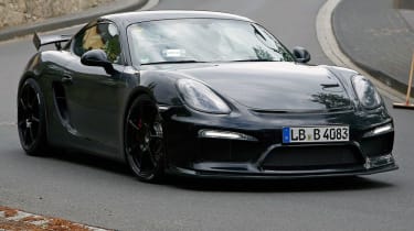 保时捷Cayman GT4 Spied